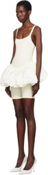VAQUERA SSENSE Exclusive Bridal Capsule Pouf Bodysuit