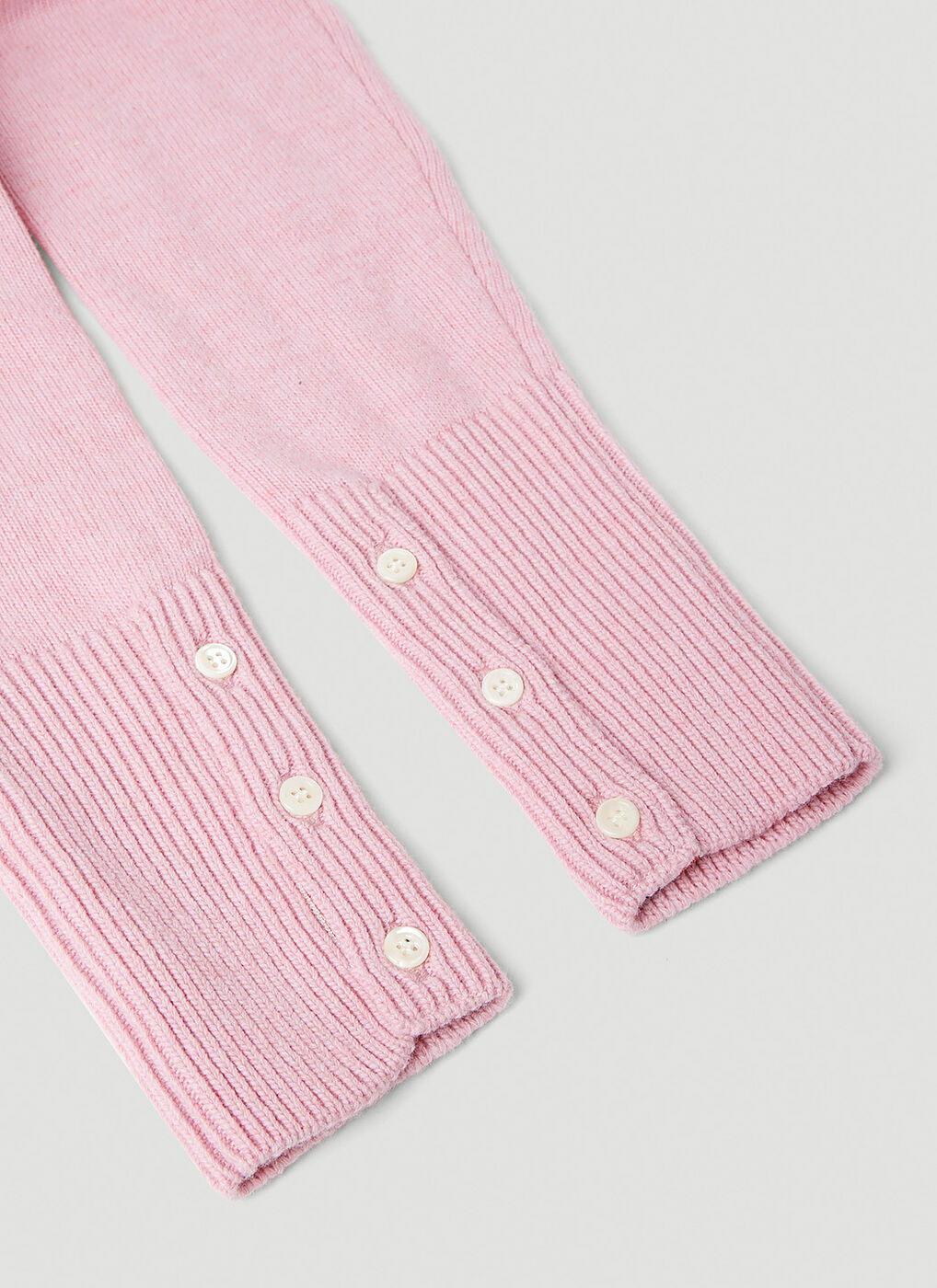 Thom Browne - Sweater Shoulder Bag in Pink Thom Browne