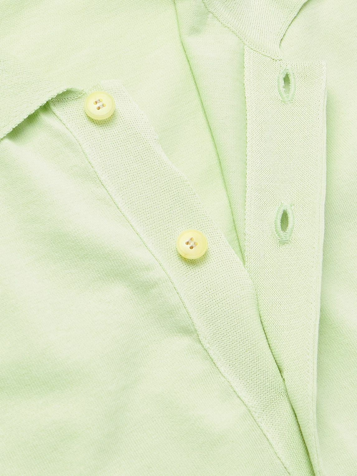 Auralee - Sea Island Cotton Polo Shirt - Green