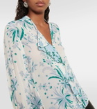 Dorothee Schumacher Blooming Blend floral ruffled blouse