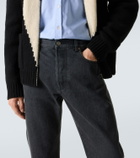 Valentino Mid-rise straight jeans