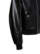 BOTTEGA VENETA - Shearling Collar Leather Jacket