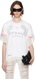 Prototypes White Fused Football Tricot T-shirt