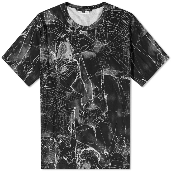 Photo: Comme des Garçons Homme Plus Men's Spider Web Printed T-Shirt in C Pattern