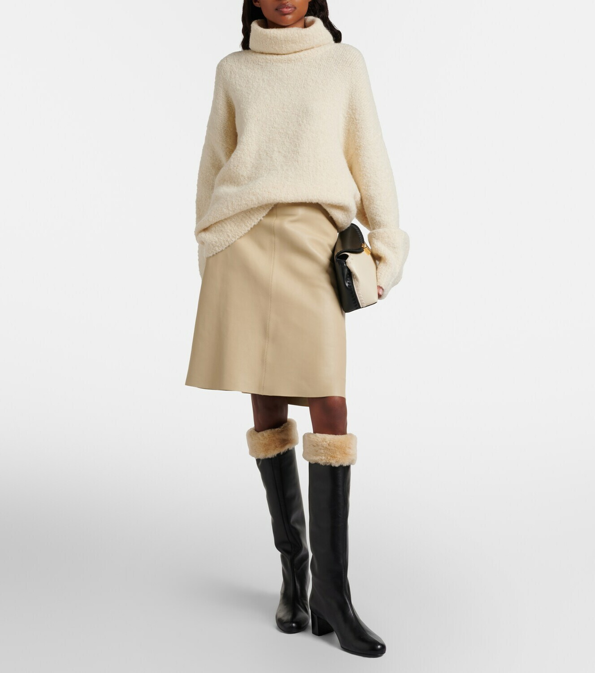 Toteme Downtown leather knee-high boots