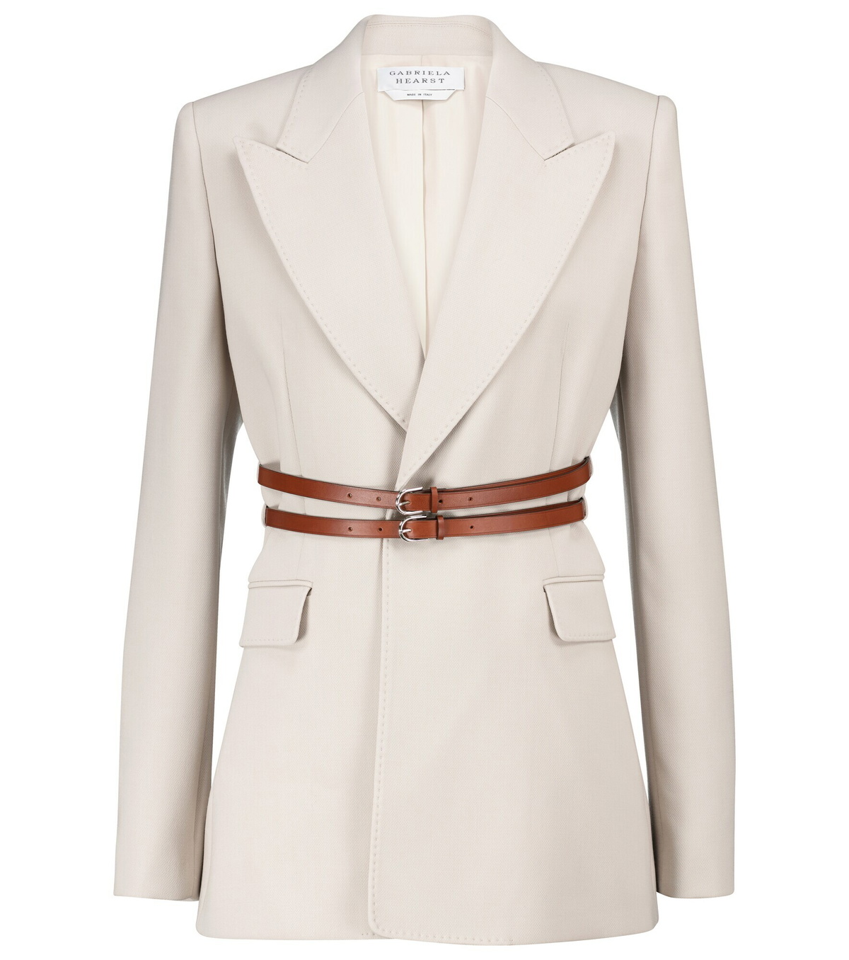 Gabriela Hearst - Daniel belted wool crêpe blazer Gabriela Hearst