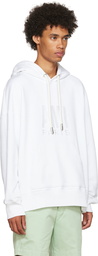 AMI Paris White 'Ami Paris' Hoodie