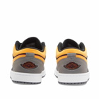 Air Jordan Men's 1 Low SE V2 Sneakers in Black/Orange/Red/White