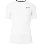 Nike Training - Pro Slim-Fit Mesh-Panelled Dri-FIT T-Shirt - White