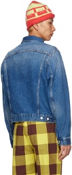 Acne Studios Blue Classic Denim Jacket