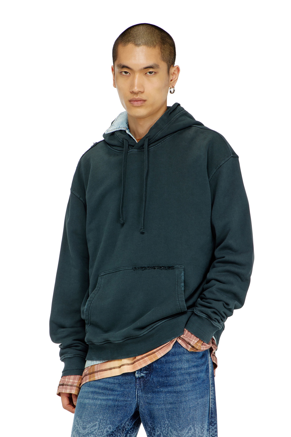 Diesel Gray K-Osimo Sweater Diesel