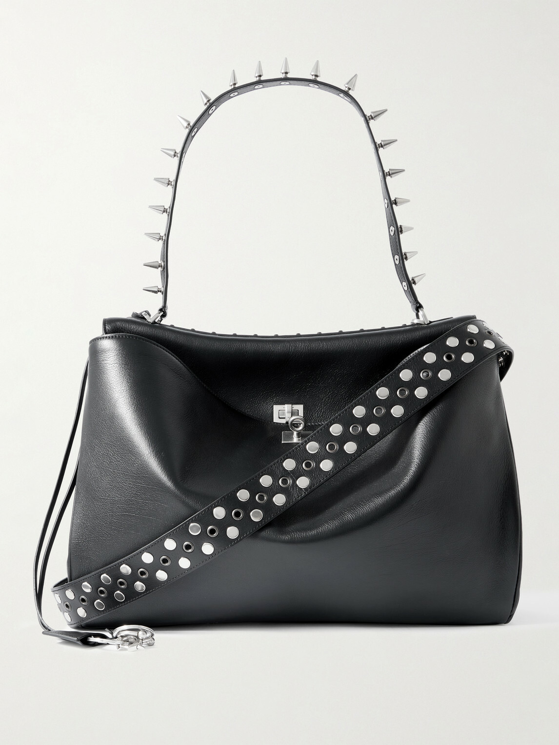 Balenciaga - Rodeo Large Studded Leather Tote Bag