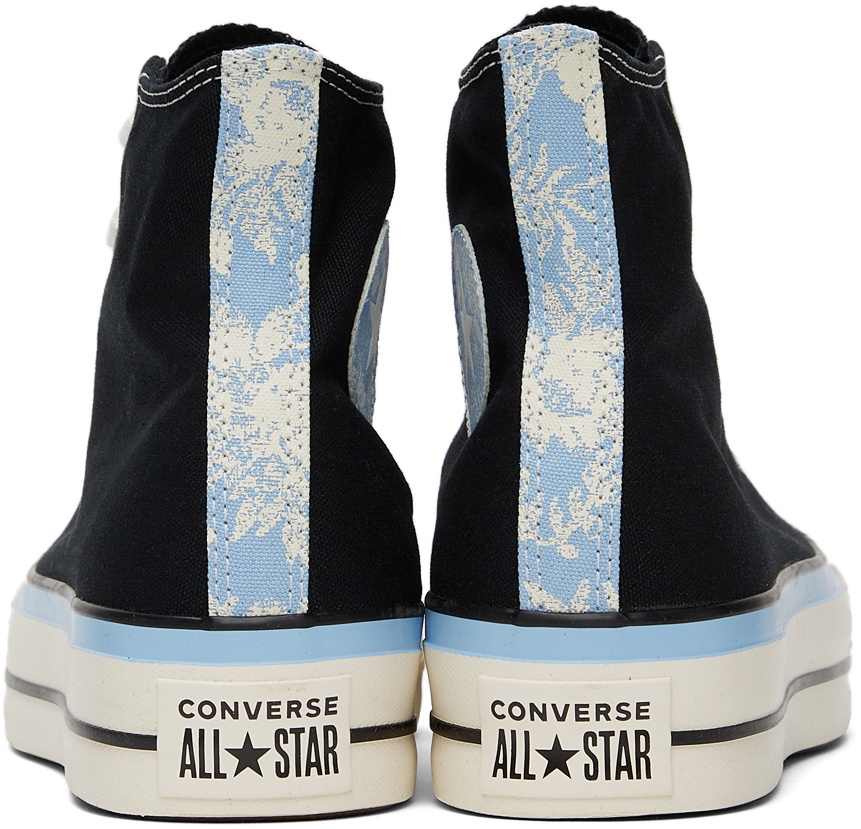 Converse Black & Blue Chuck Taylor All Star Lift Hi Sneakers Converse