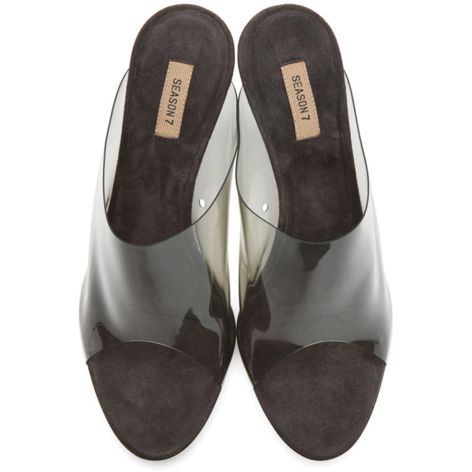 YEEZY Transparent Black PVC Heels Yeezy