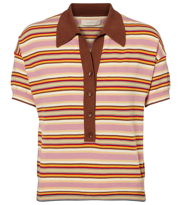 Photo: Faithfull Sable striped polo shirt