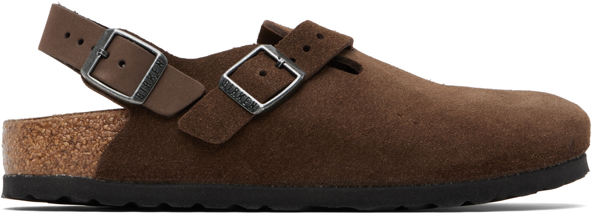 Birkenstock Brown Narrow Tokio Slip-on Loafers