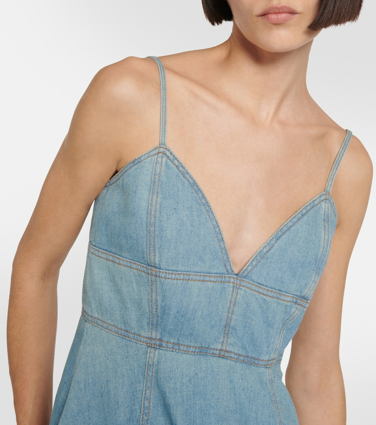 Loewe Paula's Ibiza printed denim minidress Loewe
