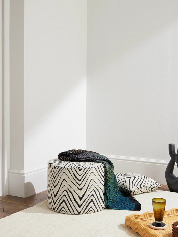 Photo: Missoni Home - Savana Canvas-Trimmed Bouclé Ottoman