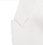 Balmain - White Slim-Fit Double-Breasted Satin-Trimmed Wool Blazer - Men - White