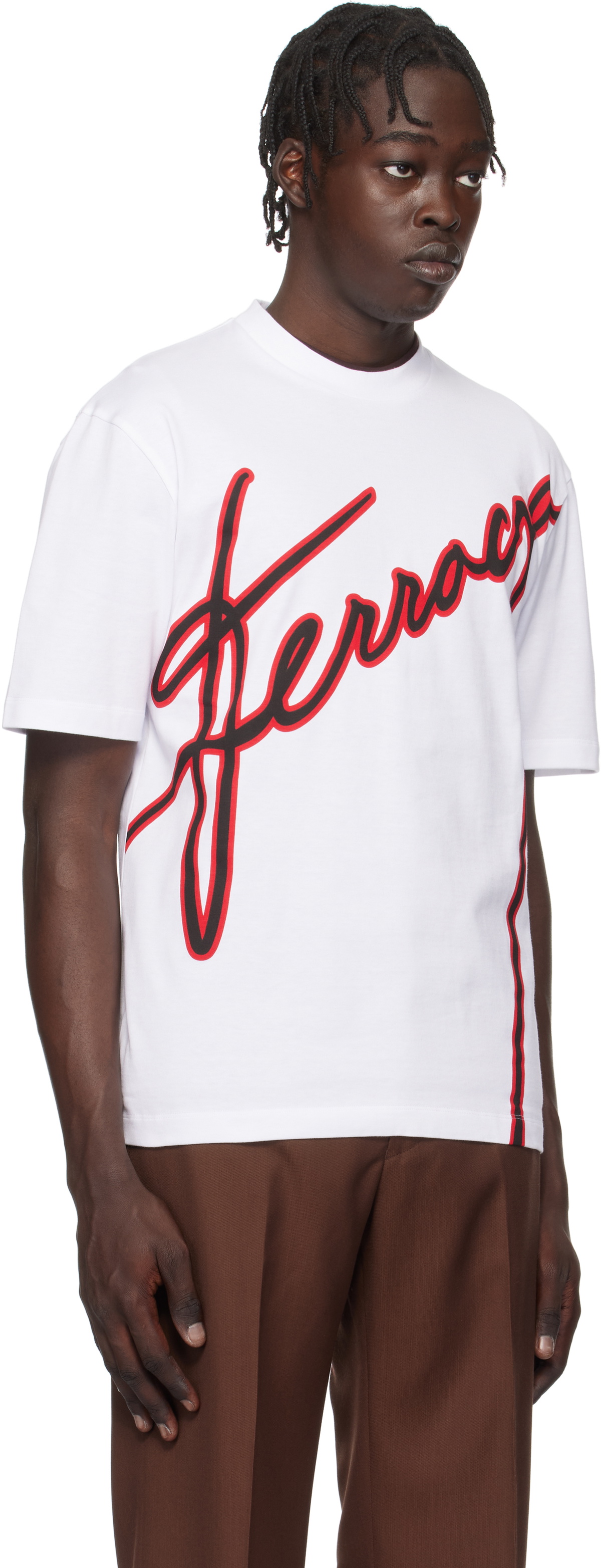 Ferragamo White Short Sleeved T-shirt