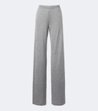 Gucci Wool and silk wide-leg pants