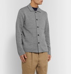 Mr P. - Double-Faced Knitted Chore Jacket - Gray