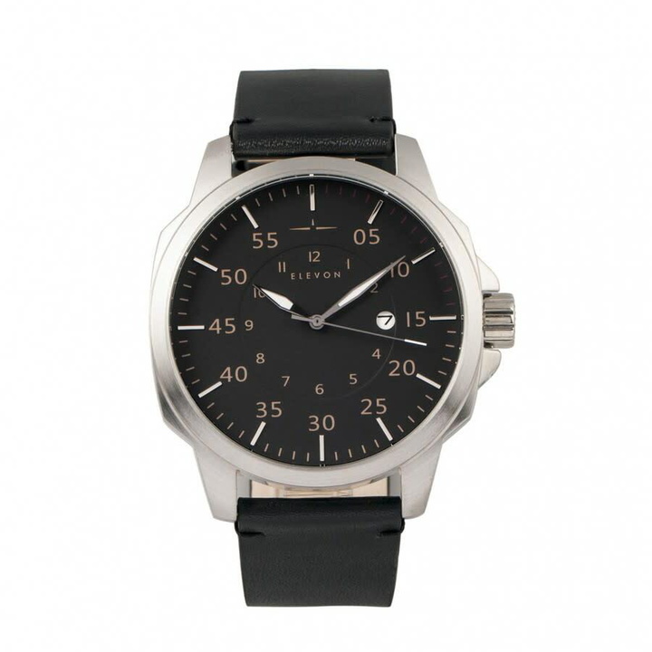 Photo: Elevon Hughes Black Dial Mens Watch ELE101-2