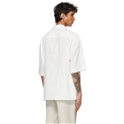 Lemaire White Cotton Short Sleeve Shirt