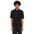 Dolce and Gabbana Black Silk Polo