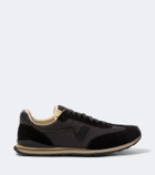 Visvim FKT Runner suede-trimmed sneakers