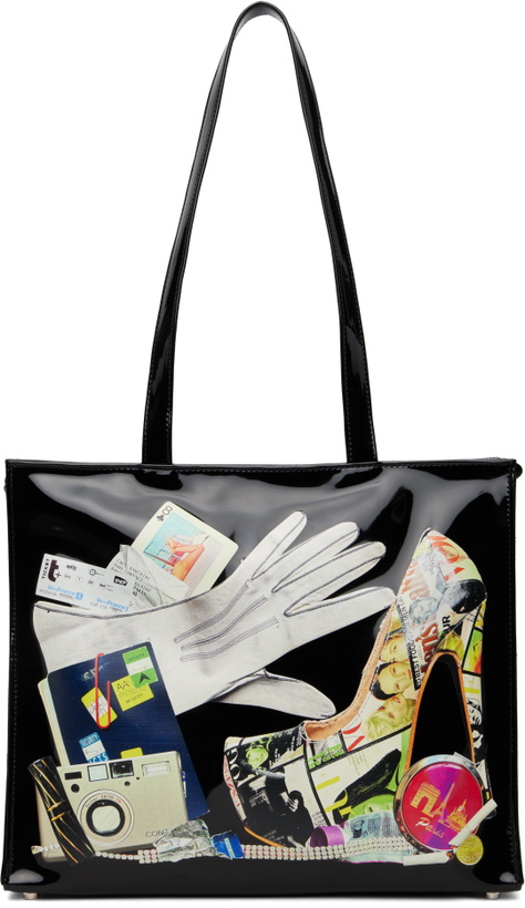 Photo: VAQUERA Black Trompe L'Oeil Tote