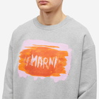 Marni Men's Logo Crew Sweat in Grey