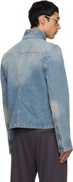 Courrèges Blue City Shadow Denim Jacket