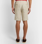 Loro Piana - Slim-Fit Linen Drawstring Shorts - Neutrals