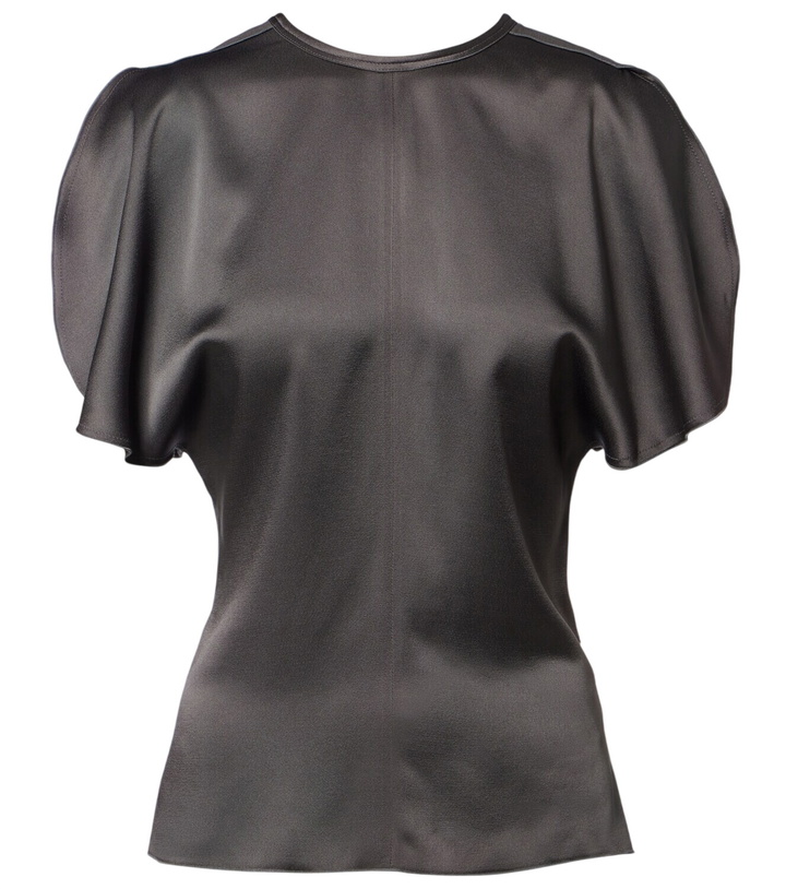 Photo: Victoria Beckham Bela crêpe satin top