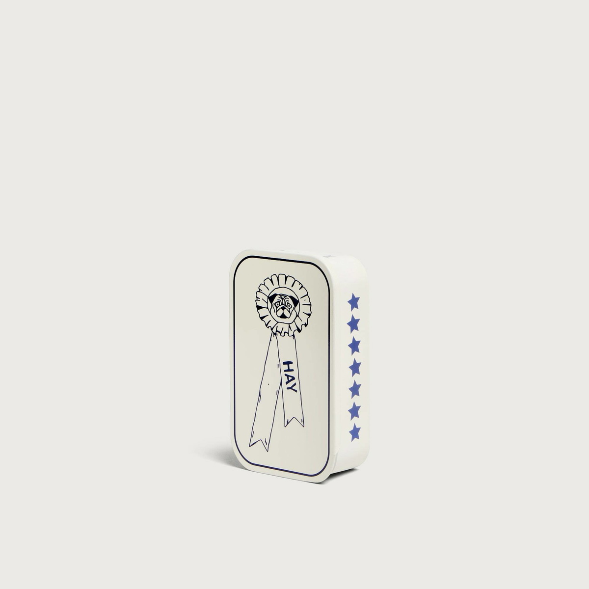 HAY Dogs Treat Tin - Small in Blue/White