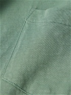 Hartford - Pocket Garment-Dyed Slub Cotton-Jersey T-Shirt - Green