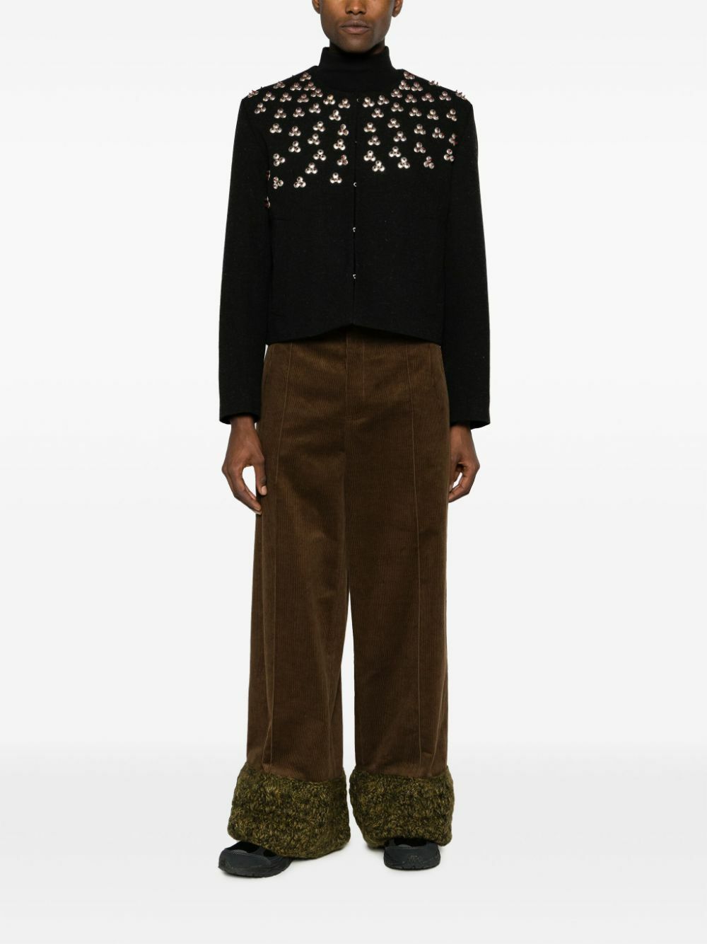 Namacheko Brown Umfraville Corduroy Wide-Leg Trousers