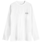 Snow Peak Men's Camping Club Long Sleeve T-Shirt in White