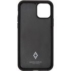 Marcelo Burlon County of Milan Black and Lime 3D Cross iPhone 11 Case