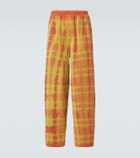The Elder Statesman Daily Zuzu Dye cotton and cashmere sweatpants