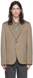 Lemaire Taupe Wool Blazer