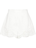 ZIMMERMANN - Lace Trimmed Linen Shorts