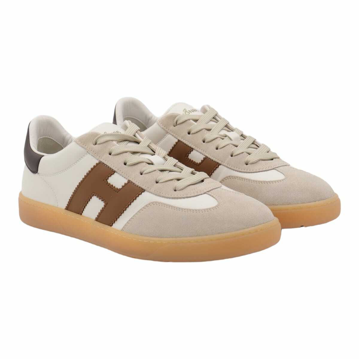 Hogan Grey And White Sneakers