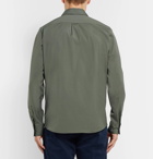 A.P.C. - Andre Stretch-Cotton Poplin Shirt - Men - Green