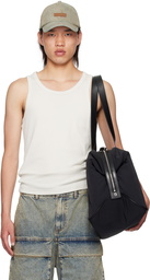 Entire Studios Off-White Rib Tank Top