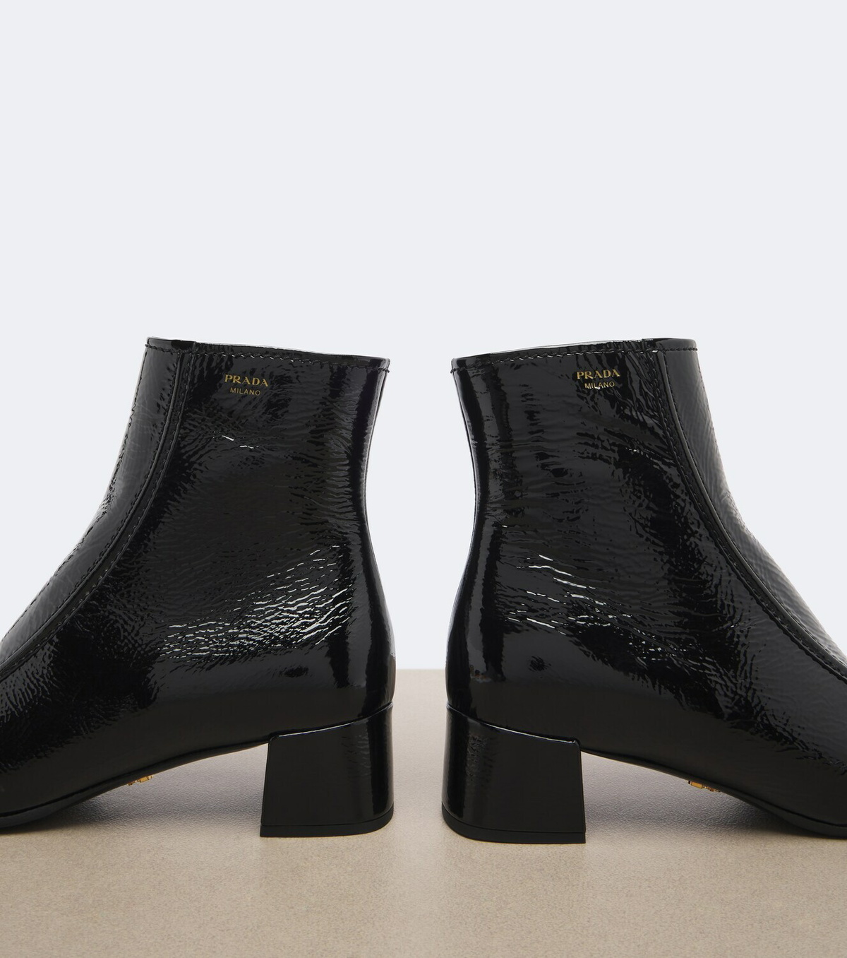 Prada Patent leather ankle boots