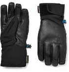 Salomon - QST Leather and GORE-TEX Ski Gloves - Men - Black