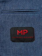 MP Massimo Piombo - Andy Unstructured Linen Suit Jacket - Blue