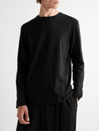 The Row - Leon Cotton-Jersey T-Shirt - Black